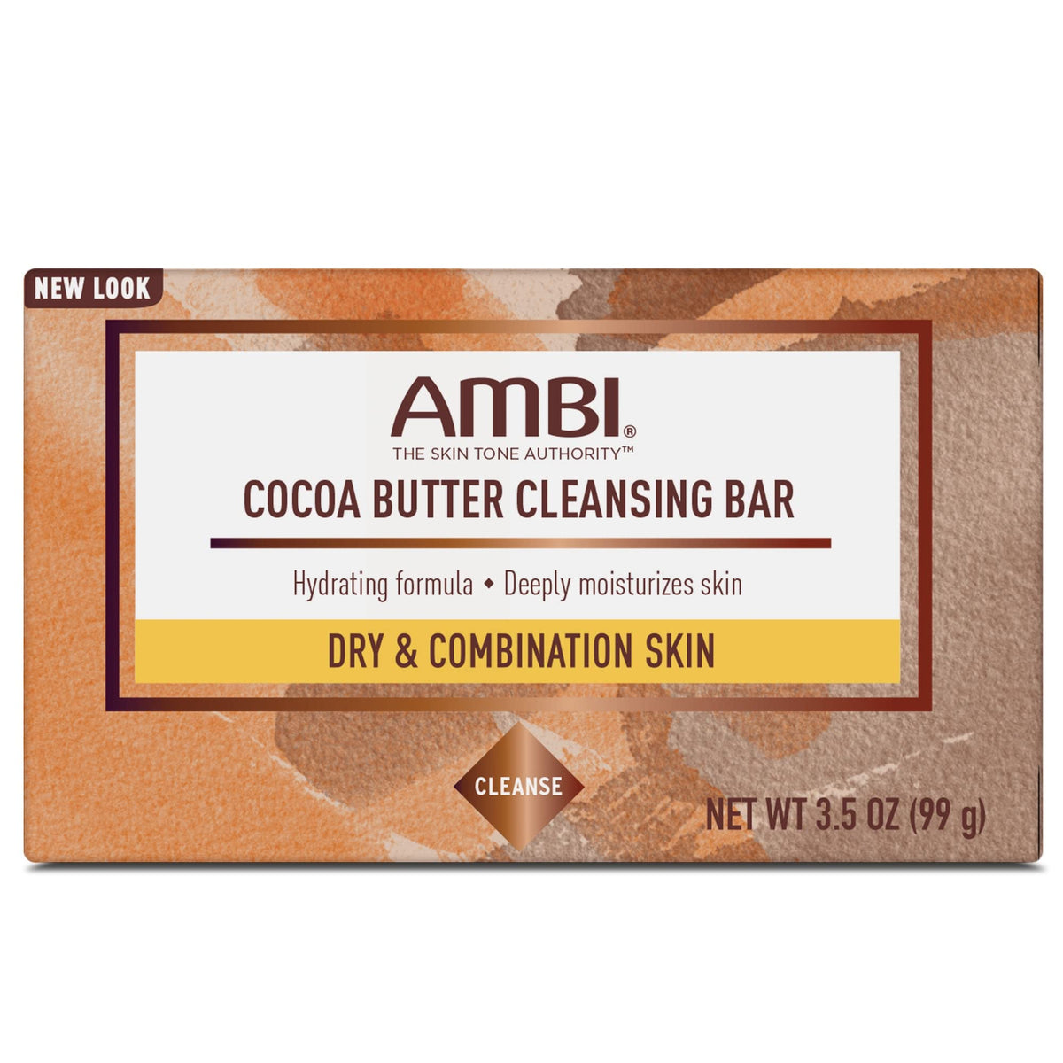 Ambi cocoa butter bar close-up texture highlighting creamy feel