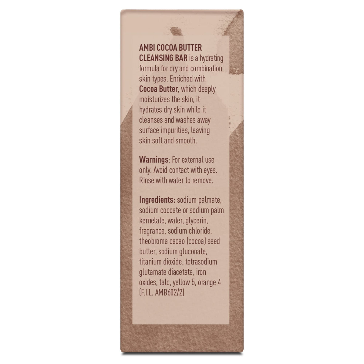 Ambi soap bar side profile showing 3.5 oz size for portion control