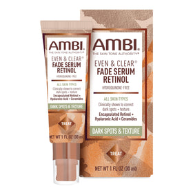 Ambi Even & Clear front bottle view showing product and benefits