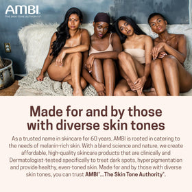 Ambi on bathroom counter in morning routine showing daily protection