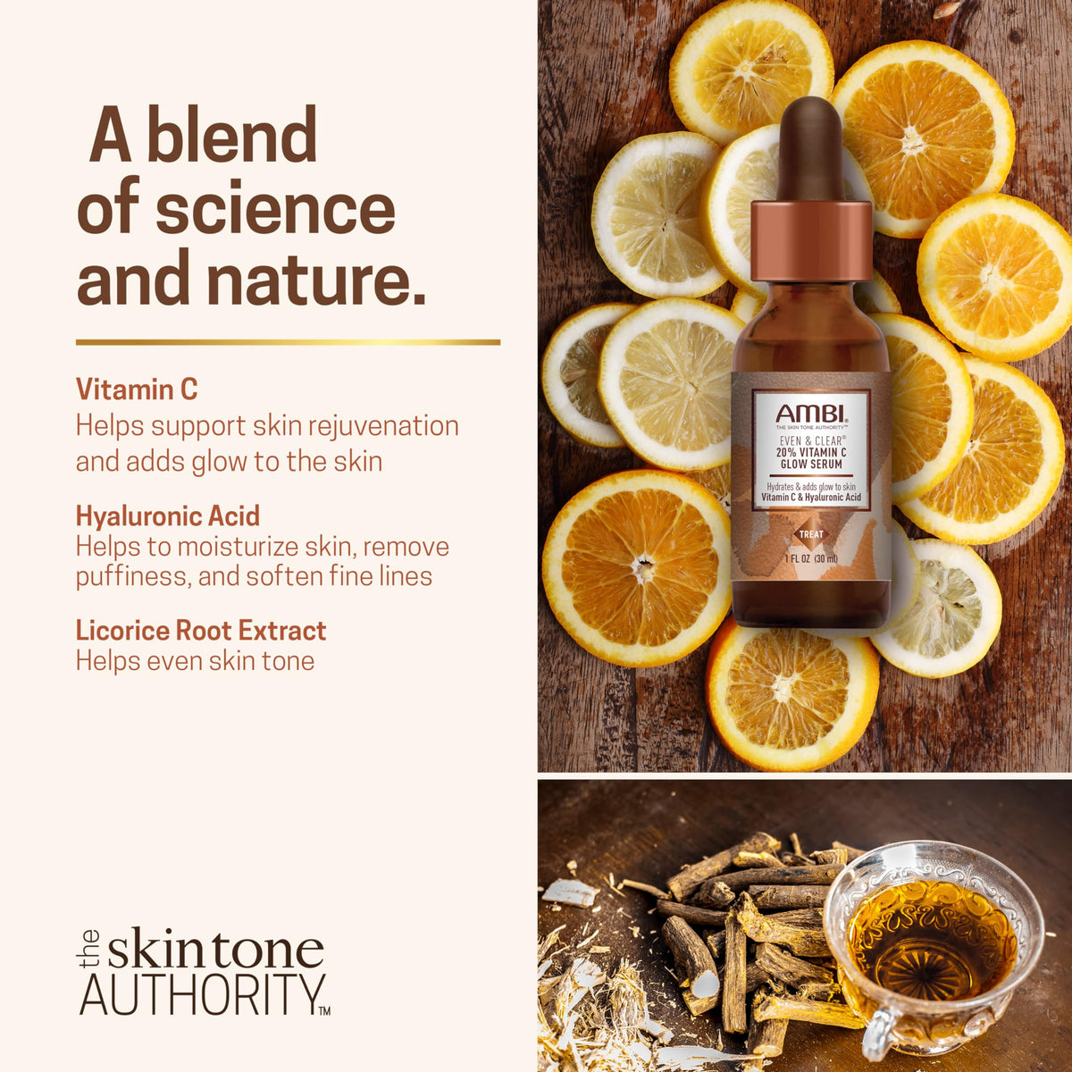 Ambi product label close-up highlighting active ingredient list