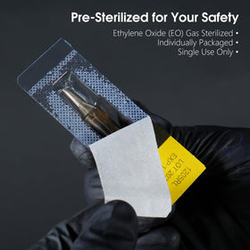 Ambition blister shell packaging protecting cartridges for sterility and safe storage