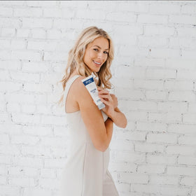American Biotech Labs label close-up highlighting unscented dye-free claims