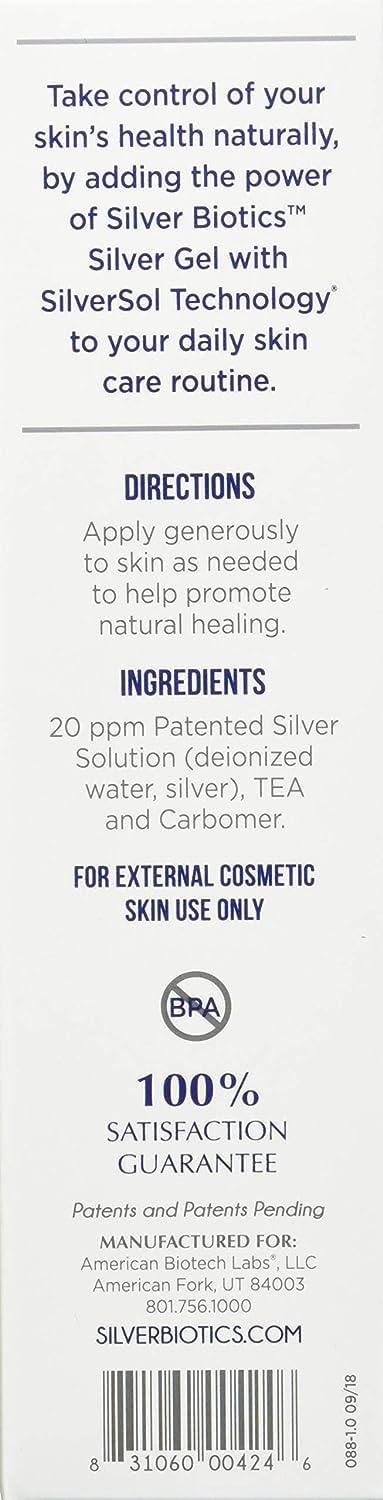 American Biotech Labs product label and ingredient panel for clear ingredient information