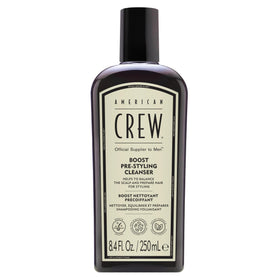 AMERICAN CREW front packaging shows product and volume benefit