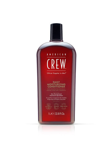 AMERICAN CREW front bottle view shows label and large 33.8 oz size benefit
