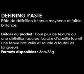 American Crew defining paste texture close-up displaying wax-like matte finish
