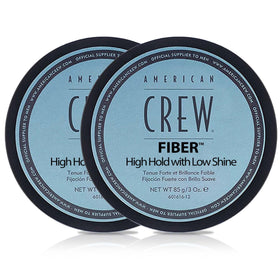 American Crew jar front view showing label and easy-grip lid, conveys professional styling