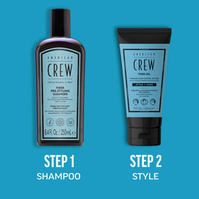 AMERICAN CREW ingredient label showing bond builder to strengthen hair during styling