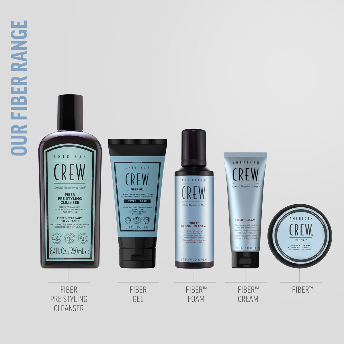 American Crew 6.7 fl oz bottle beside common objects showing compact travel-friendly size