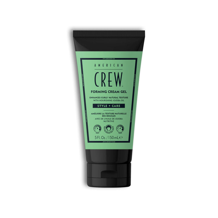 AMERICAN CREW front jar view showing product and clean styling benefit