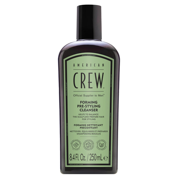 American Crew front bottle view showing label and volume for confident purchase