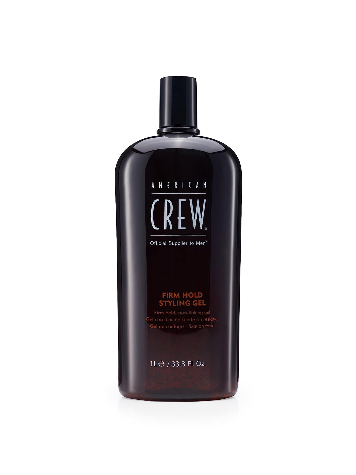 American Crew front bottle view showing product for reliable firm hold