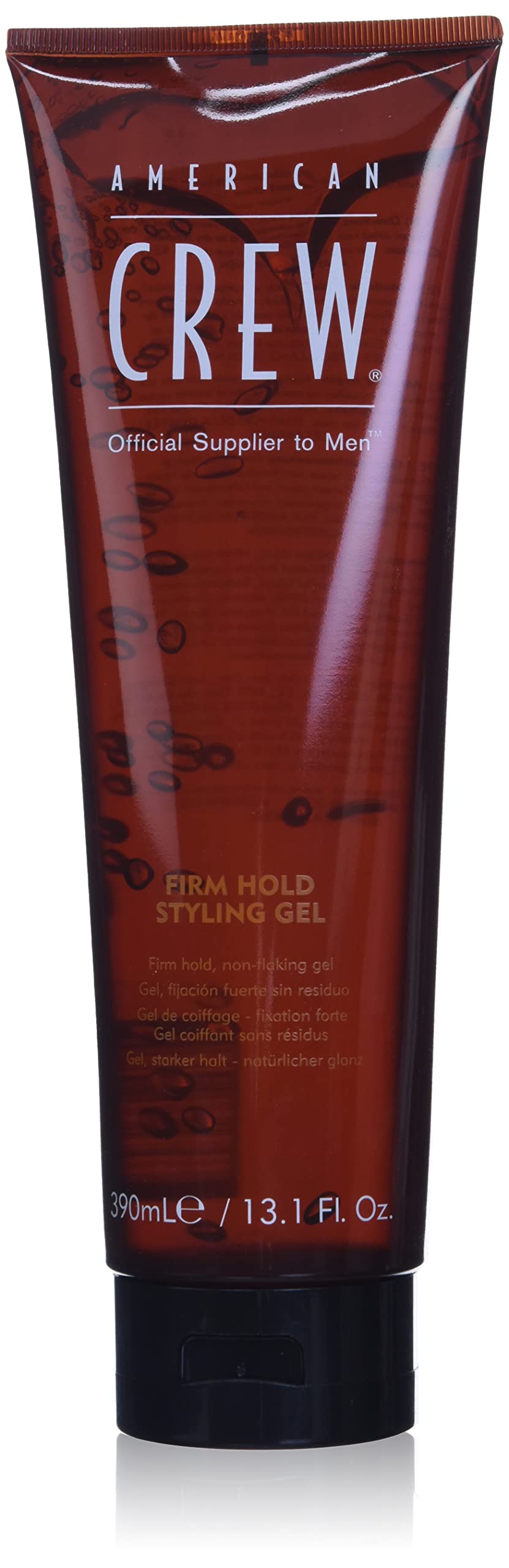 American Crew gel front packaging showing brand and size for reliable styling