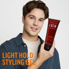 American Crew gel texture in hand showing smooth consistency and moisturizing benefit