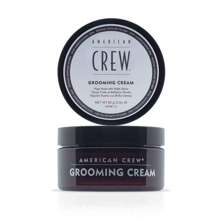 American Crew grooming cream tube front view showing label and premium styling benefit