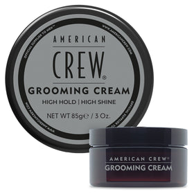 American Crew grooming cream front view showing packaging and brand polish