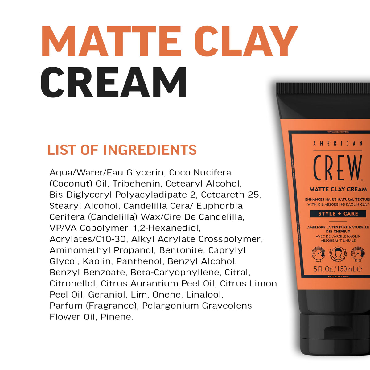 American Crew cream on hands ready to apply for flexible daytime styling