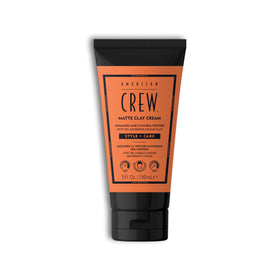 American Crew front jar view showing matte clay cream and brand clarity
