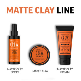 American Crew close-up of clay cream texture highlighting easy spreadability