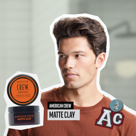American Crew matte clay open jar texture demonstrates workable consistency