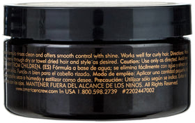 American Crew pomade in hair styling applied to men's hair for high shine and flexible hold