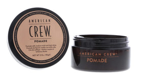 AMERICAN CREW pomade texture close-up revealing smooth, workable consistency benefit