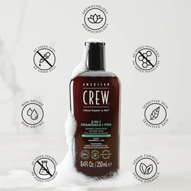 American Crew next to razor size comparison for travel and value benefit