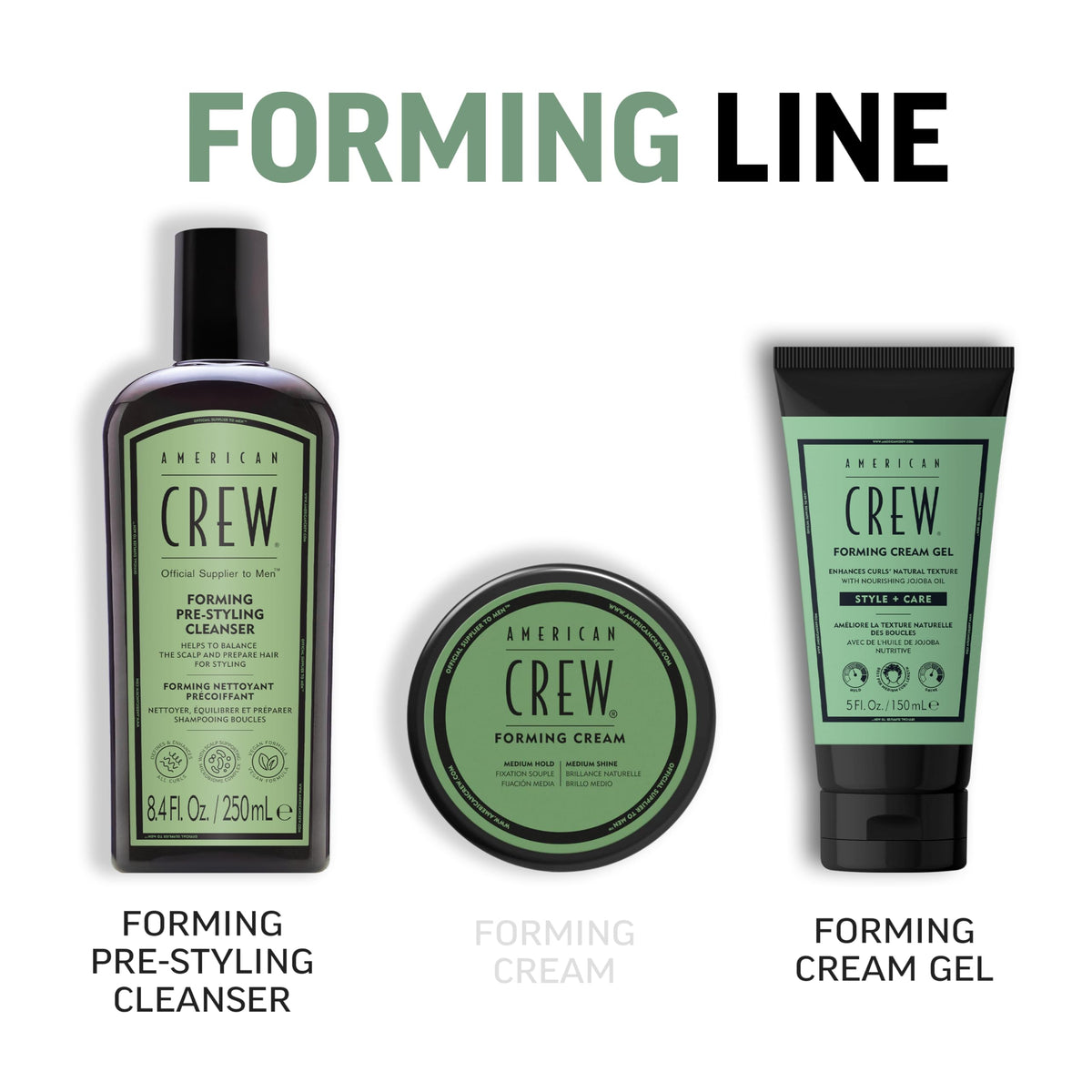AMERICAN CREW closeup texture of the cream-gel highlighting smooth application benefit