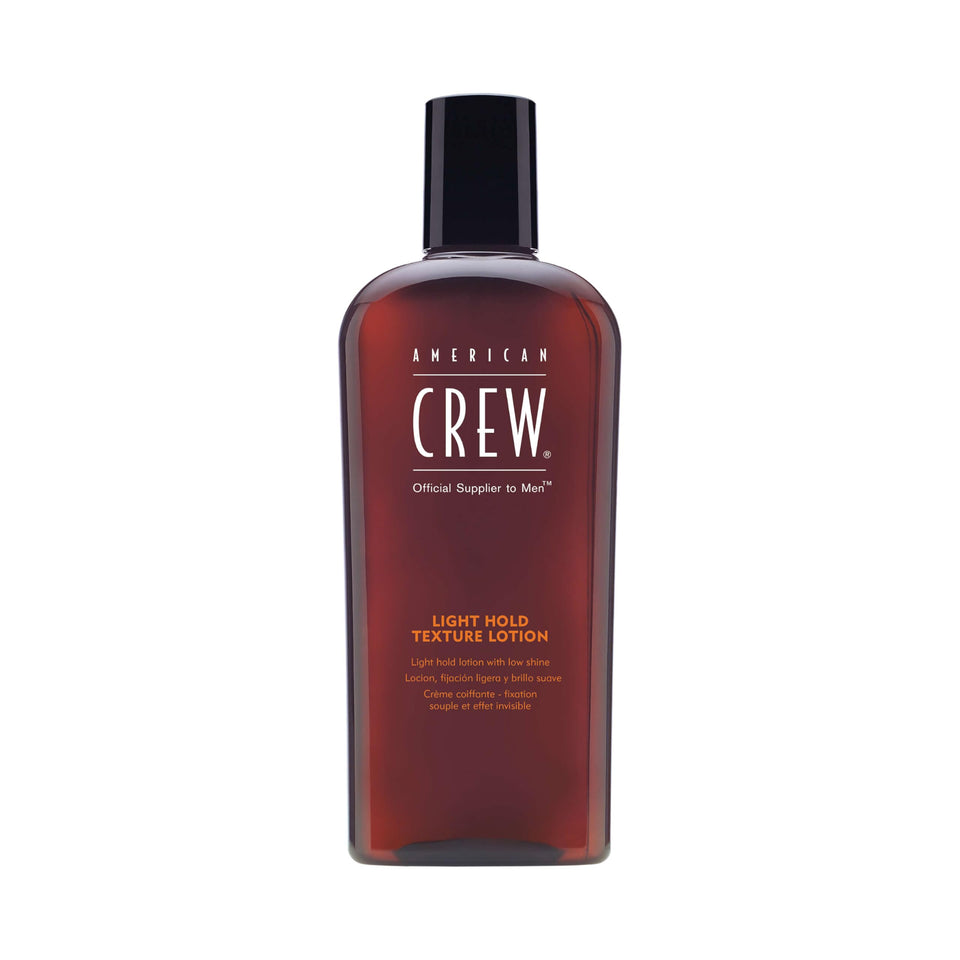 American Crew front bottle view shows product and easy identification