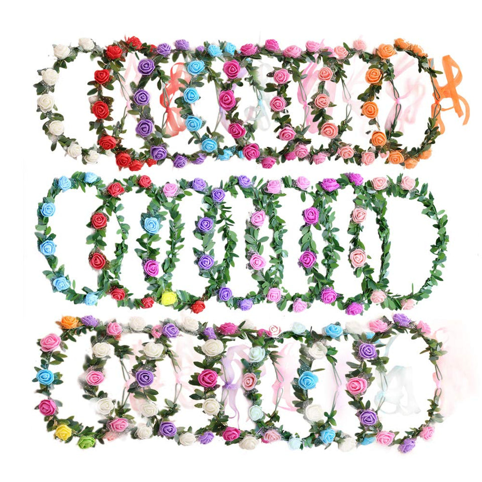 AmFor front packaging showing 22 colorful rose crowns for easy gifting