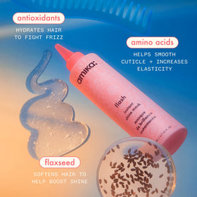 amika applying mask in shower delivering quick hydration benefit