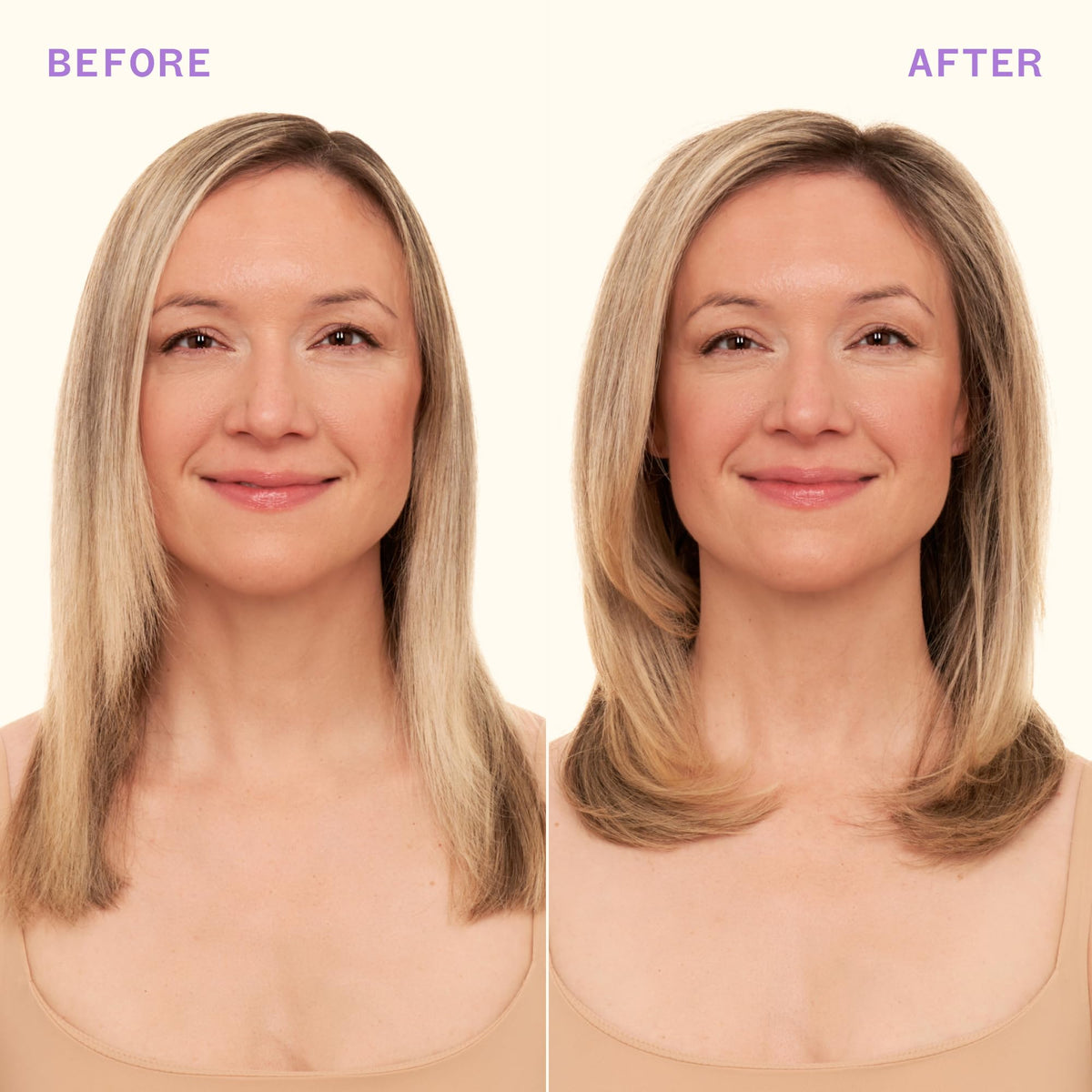 amika creamy shampoo texture close-up highlighting lightweight formula and softening benefit