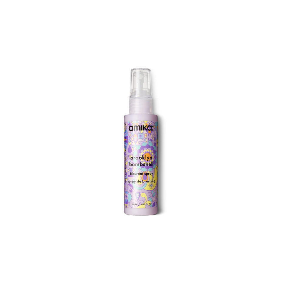 amika bottle front view showing label and volume benefit