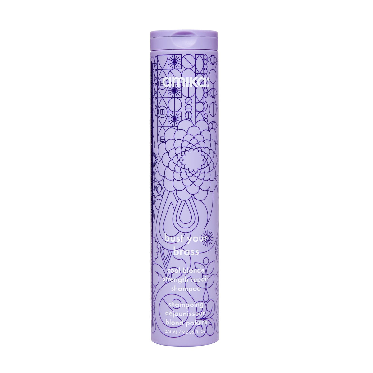 Amika front bottle showing product name and 275ml size for easy identification