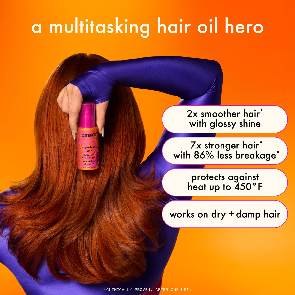 Amika Normcore conditioner cream close-up showing smooth slip for detangling