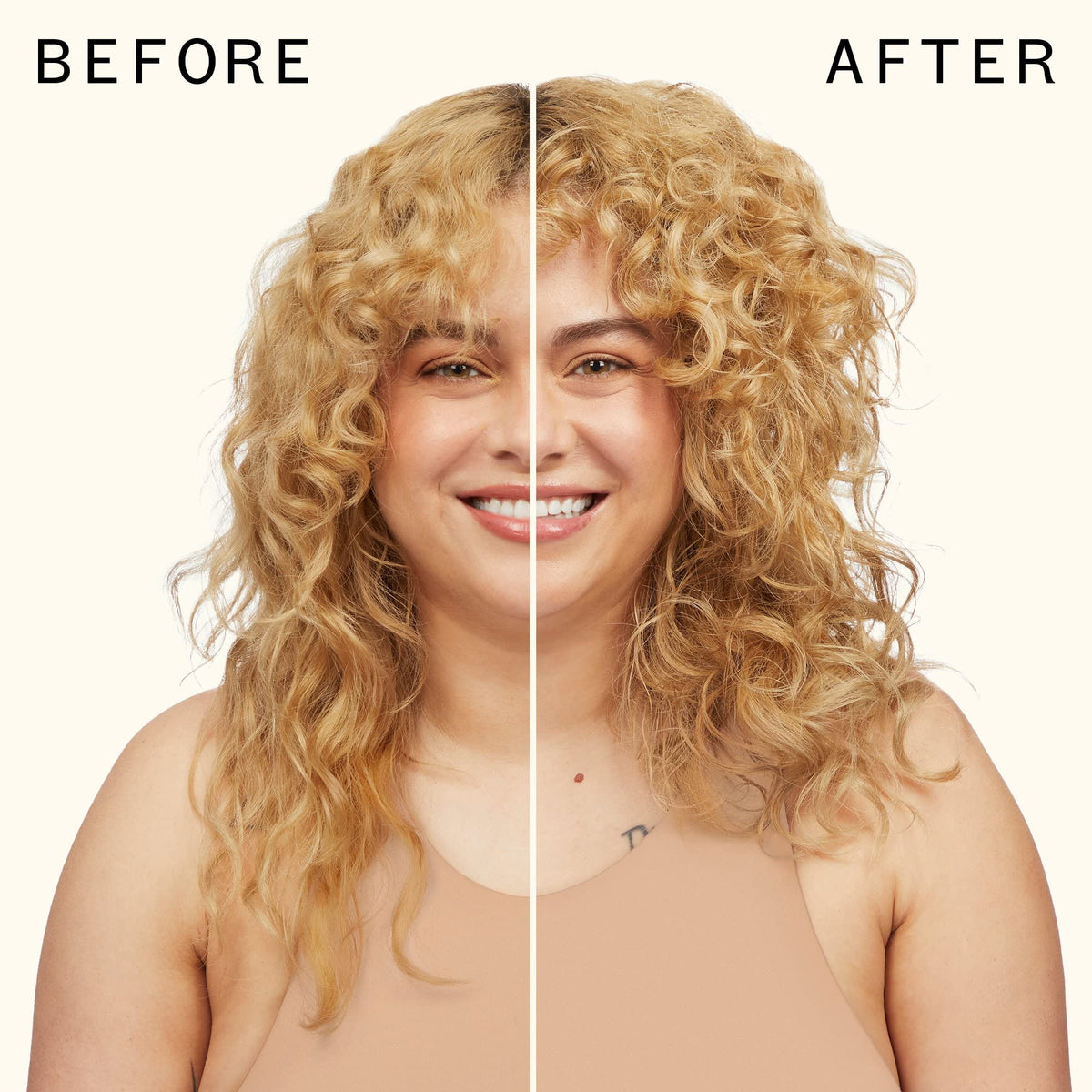 amika texture cream swirl highlighting creamy consistency for smooth curl distribution