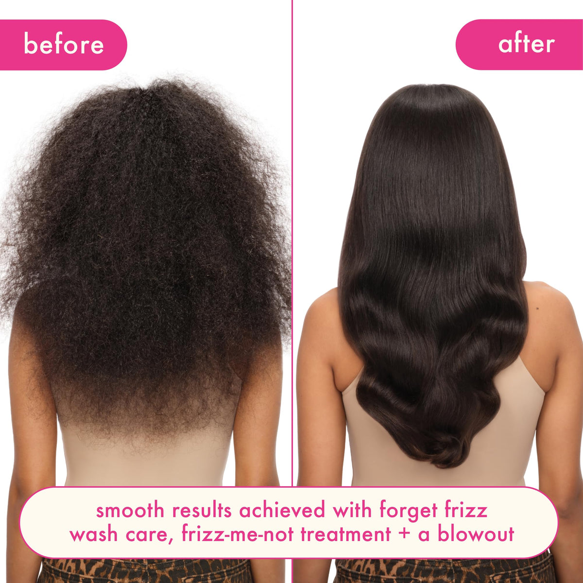 Amika in-shower application on wet hair illustrating quick conditioning and frizz reduction