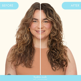 amika cream texture in hands demonstrating lightweight finish and softness