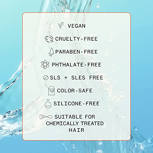 amika label close-up with ingredient list emphasizing hydrating actives