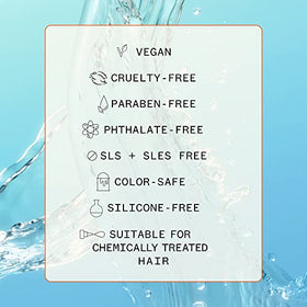 amika label close-up with ingredient list emphasizing hydrating actives