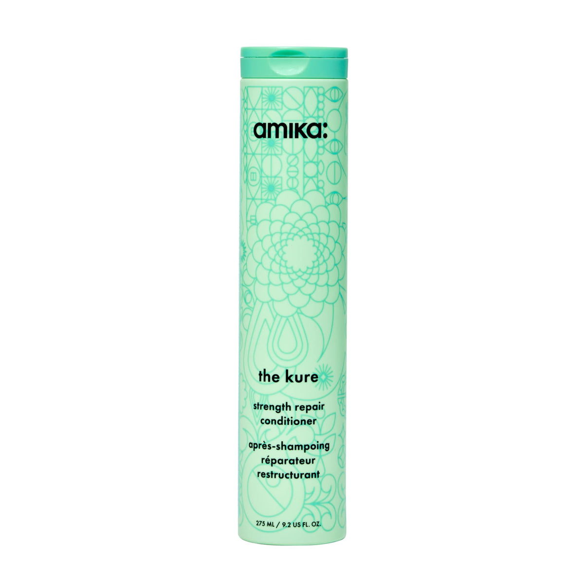 amika bottle front view showing product and clear benefit of hydration