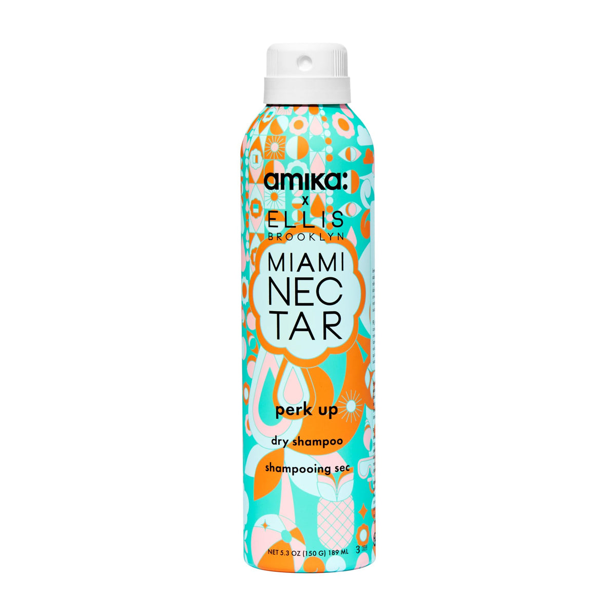 amika front packaging showing limited edition Miami Nectar and benefits