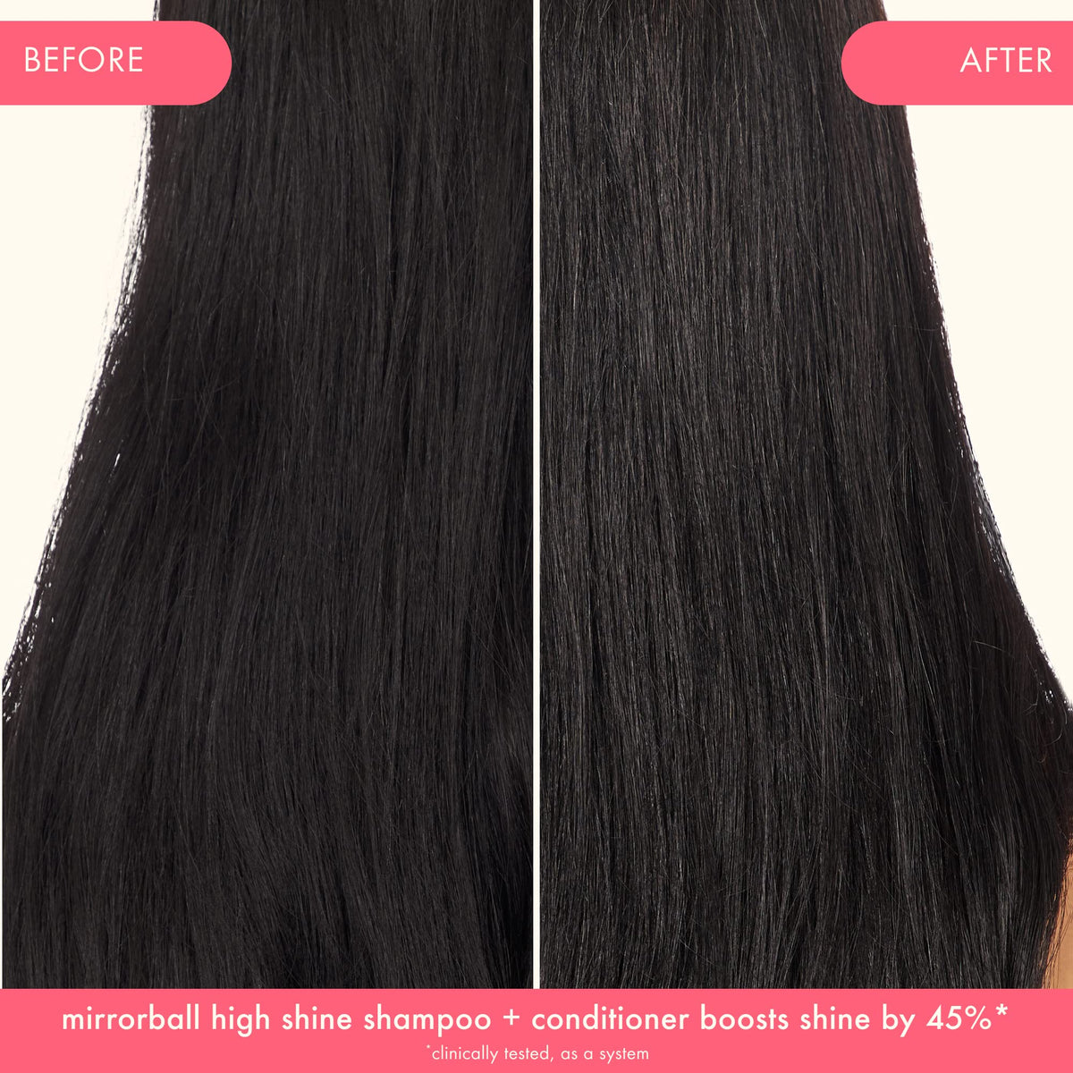 amika Mirrorball creamy conditioner texture close-up showing smoothing and slip benefit