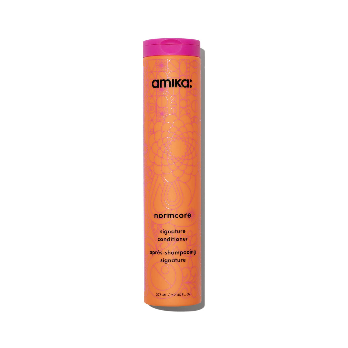 Amika Normcore front bottle view showing brand and easy daily conditioning