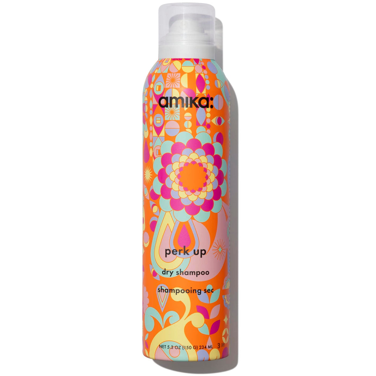 amika front packaging shows sleek can and product identity benefit quick refresh