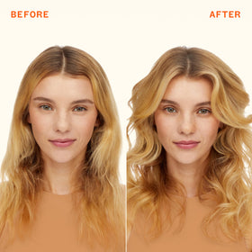 amika invisible finish on dark hair showing no white cast benefit seamless blending
