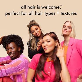 amika on bathroom vanity styled with accessories benefit fits everyday routine