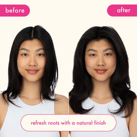 Amika Perk Up Plus finished hair detail showing natural texture and movement
