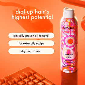 amika perk up ultra aerosol top spraying fine mist for quick oil absorption